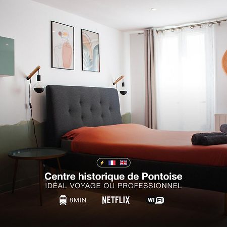 Ferienwohnung Studio Cosy En Plein Coeur Historique De Pontoise Exterior foto