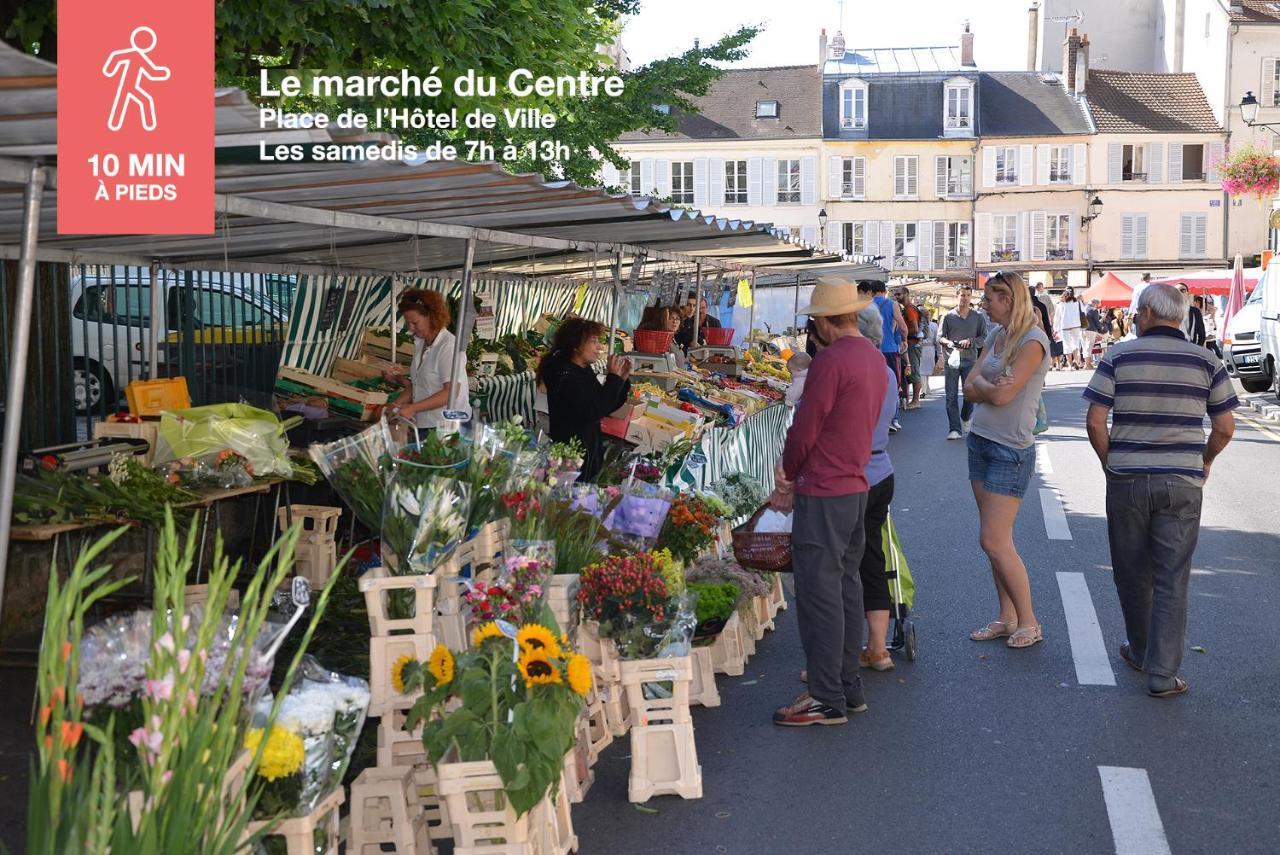 Ferienwohnung Studio Cosy En Plein Coeur Historique De Pontoise Exterior foto