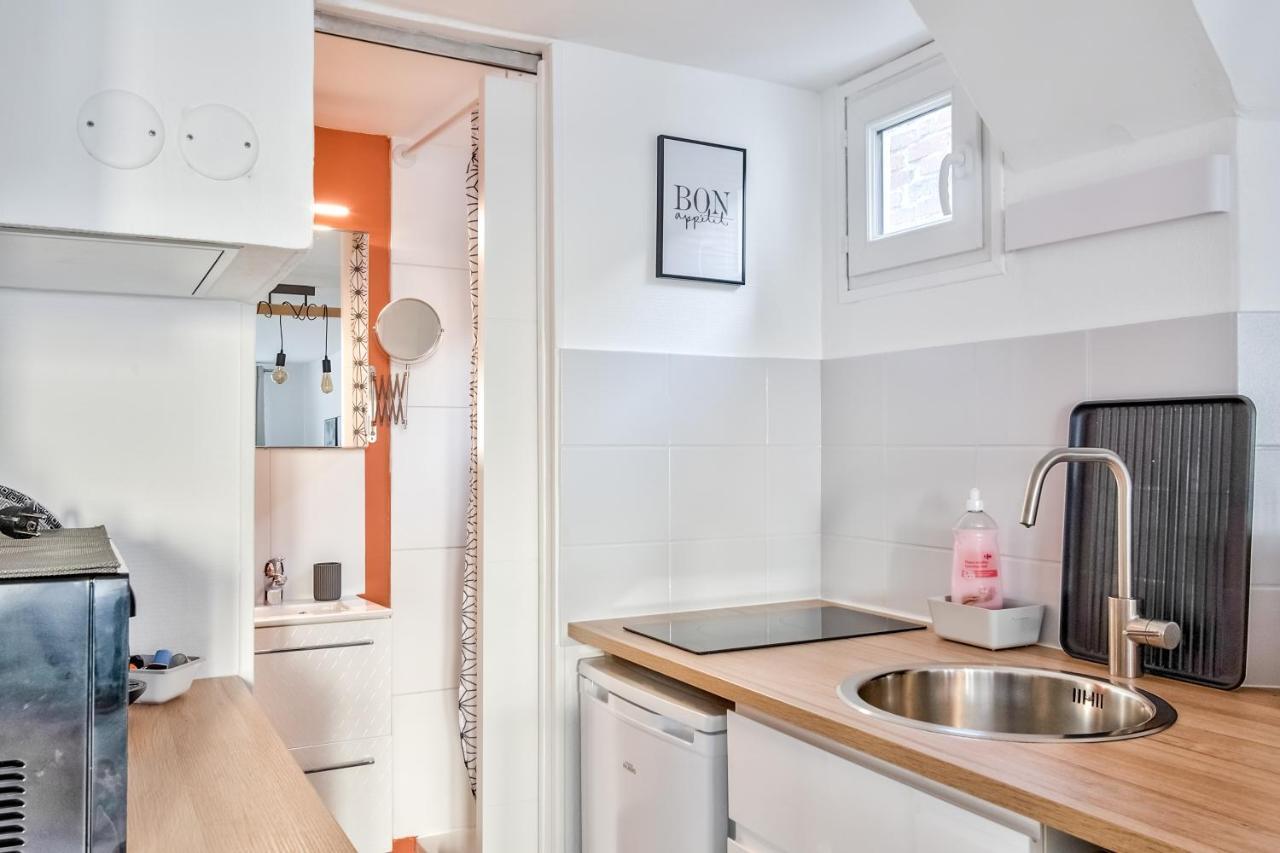 Ferienwohnung Studio Cosy En Plein Coeur Historique De Pontoise Exterior foto
